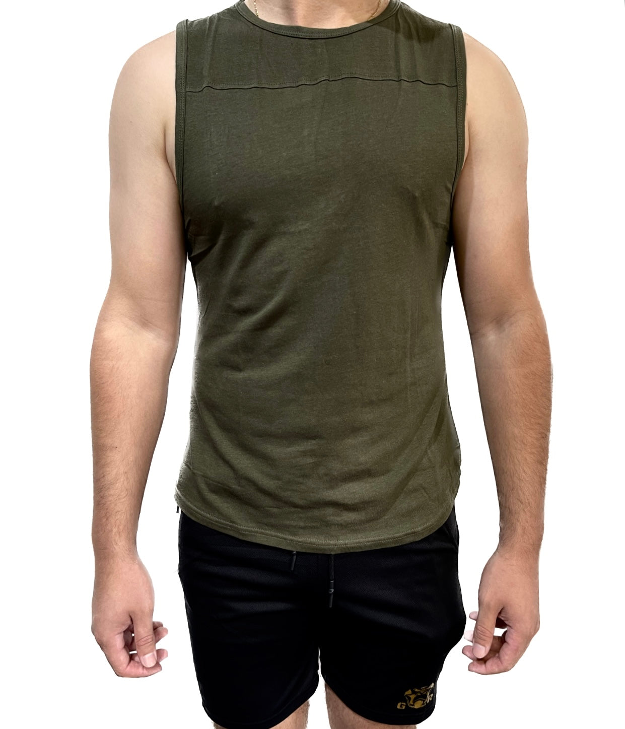 Tank Top W/ Chest Line - Vest Style