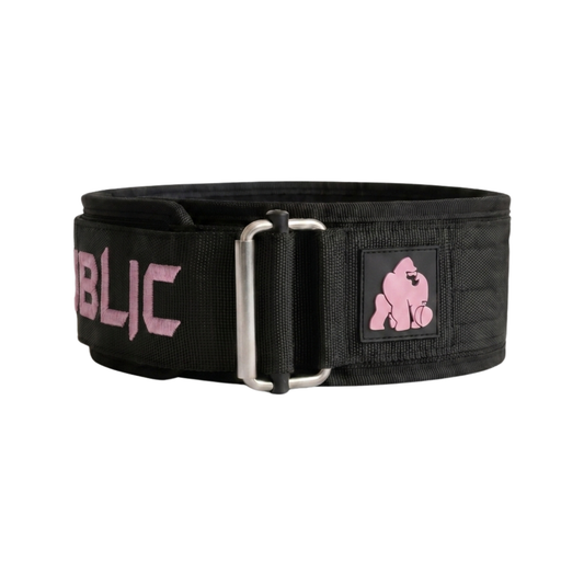 Weightlifting Self Lock Belt (Blk/Pink)