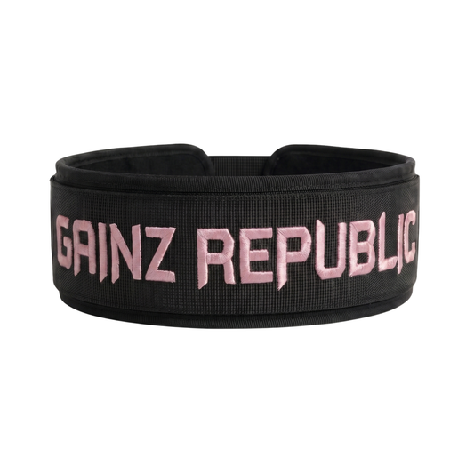 Weightlifting Self Lock Belt (Blk/Pink)