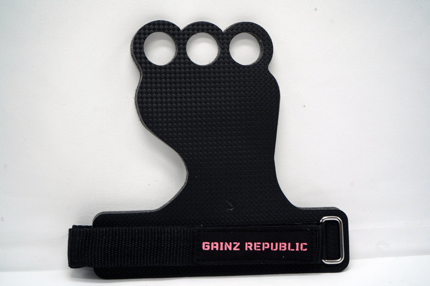 Hand Grips Carbon Fiber Leather W/ 3 holes